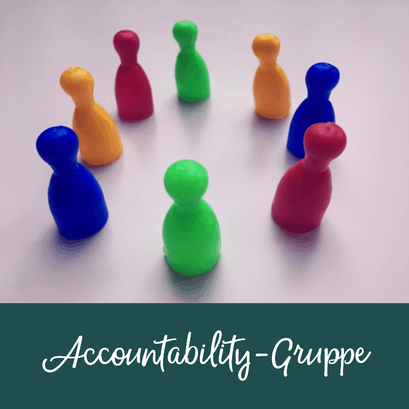 Accountability-gruppe Spielfiguren in der Konstellation einer Accountability-Gruppe
